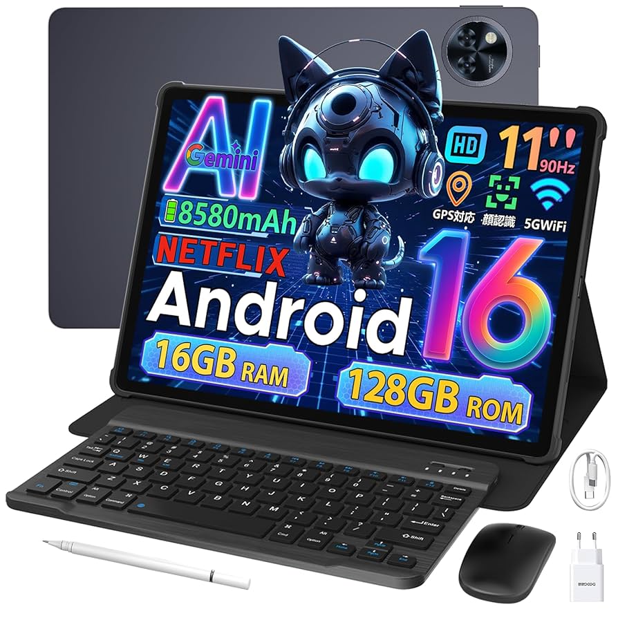 Amazon.co.jp: 【Android16 11インチ 世界初登場】Android16